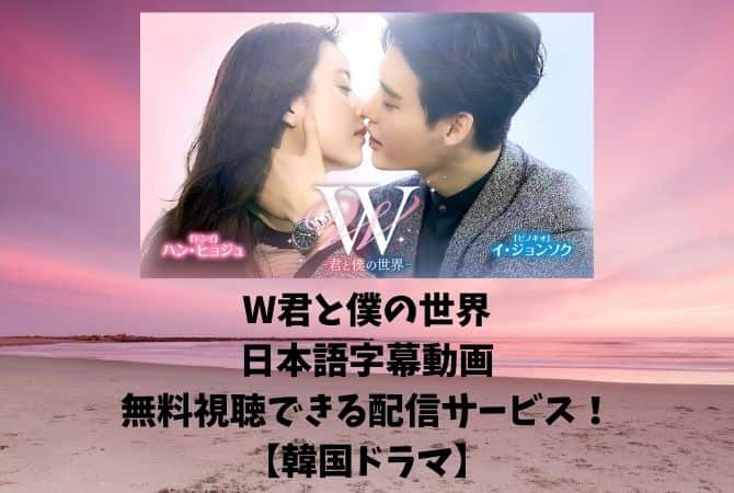 韓国ドラマ W君と僕の世界の日本語字幕動画を無料視聴できる配信サービス 韓ドラファンログ