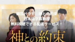 韓国ドラマ｜神との約束の日本語字幕動画を無料視聴できる配信サービス！