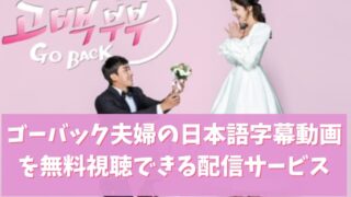 ゴーバック夫婦の日本語字幕動画を無料視聴できる配信サービス｜韓国ドラマ
