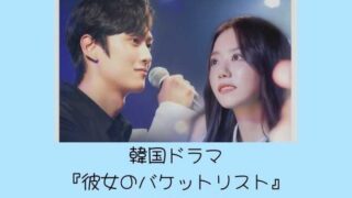 彼女のバケットリストの配信や日本放送予定！視聴方法は？